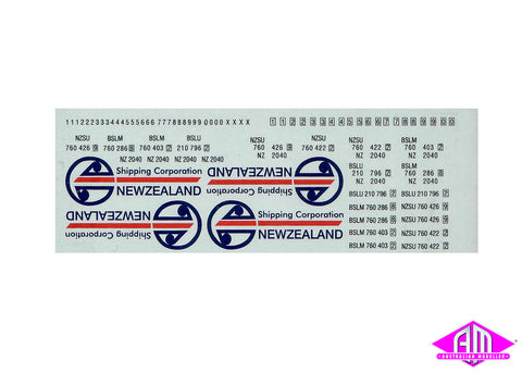 Air NZ dark blue decal LCD-12