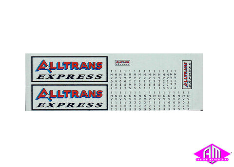 Alltrans Express decal LCD-14