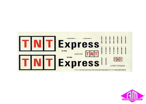 TNT EXPRESS decal LCD-9