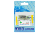DCC Concepts LED-GRD - Panel Dot Type - 1.8mm (w/Resistors) - Green (6 Pack)