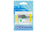 DCC Concepts LED-GRM - Mini Butterfly Type - 1.6mm (w/Resistors) - Green (6 Pack)