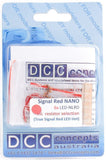 DCC Concepts LED-NLRD - NANOlight (w/Resistors) - 1 Colour - Signal Red (6 Pack)