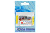 DCC Concepts LED-RDF3 - Flat Front Type - 3mm (w/Resistors) - Signal Red (6 Pack)