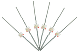 DCC Concepts LED-RDM - Mini Butterfly Type - 1.6mm (w/Resistors) - Red (6 Pack)