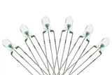 DCC Concepts LED-RY3 - T1 Type - Dual Colour - 3mm (w/Resistors) - Red/Yellow (6 Pack)