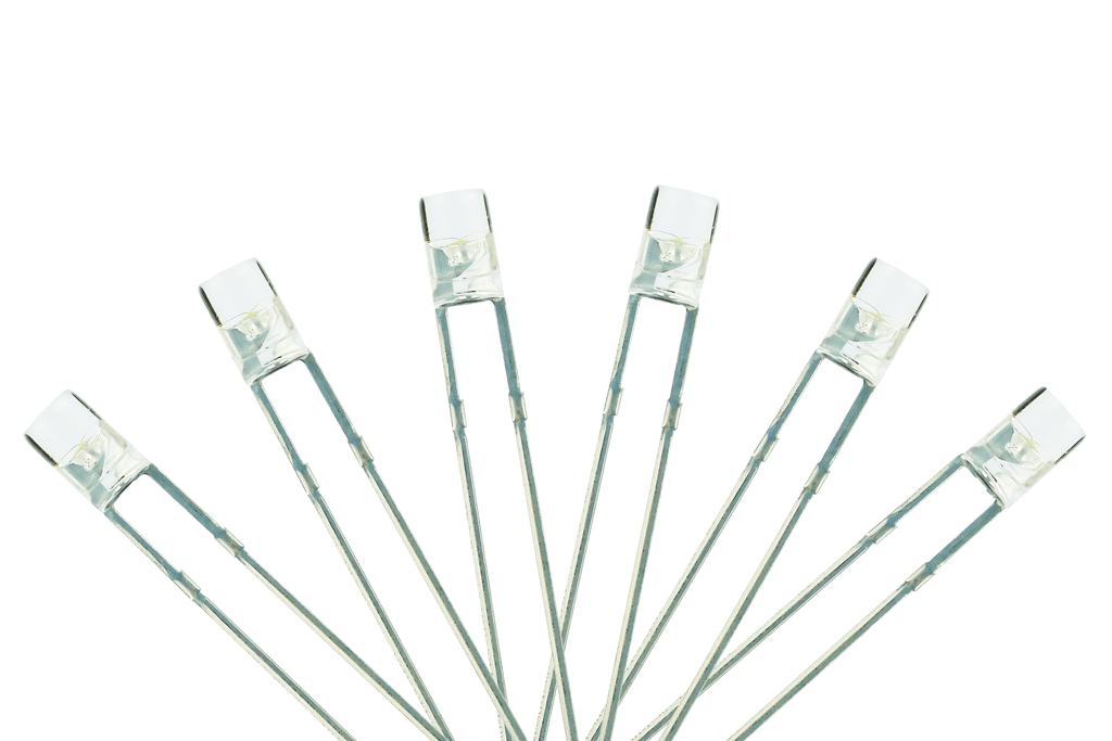 DCC Concepts LED-SWF3 - Flat Front Type - 3mm (w/Resistors) - Daylight ...