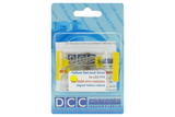 DCC Concepts LED-YLF3 - Flat Front Type - 3mm (w/Resistors) Signal Yellow (6 Pack)