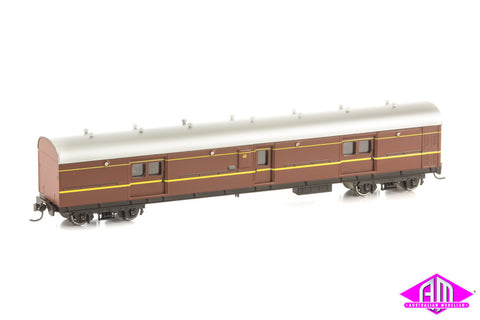 LHO Passenger Brake Van 1615 Deep Indian Red With Silver Roof