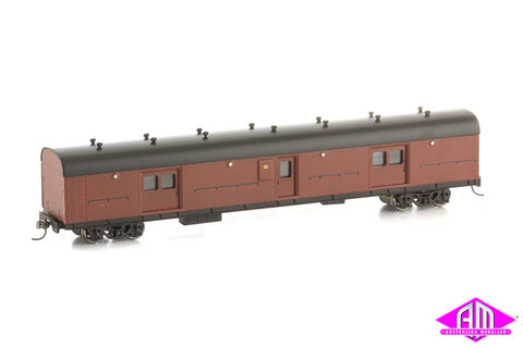 LHY Passenger Brake Van 1619 Indian Red with Black Roof
