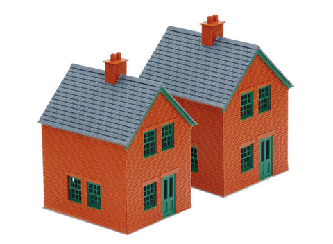 Peco - LK-14 - Station House - Brick (HO Scale)