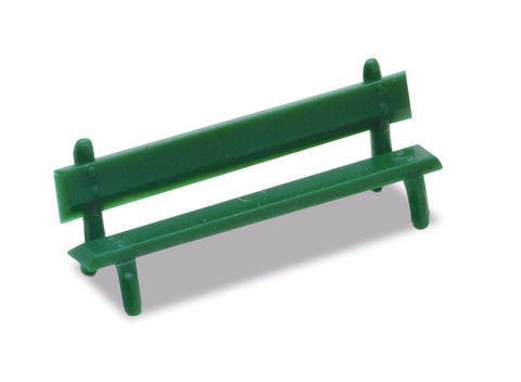 Peco - LK-25 - Platform Seats - Green (HO Scale)