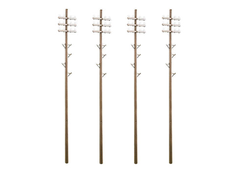 Peco - LK-747 - Telegraph Poles - Pack of 4 (O Scale)