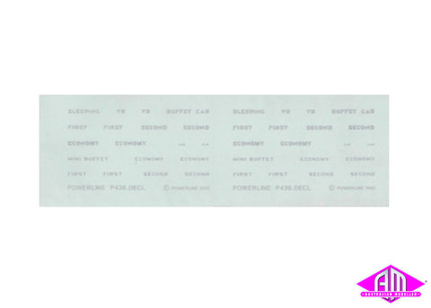 VR Silver Coach decals LLD-P439S