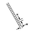 LS-4 - Styrene - Ladder - 1:100 (HO Scale)