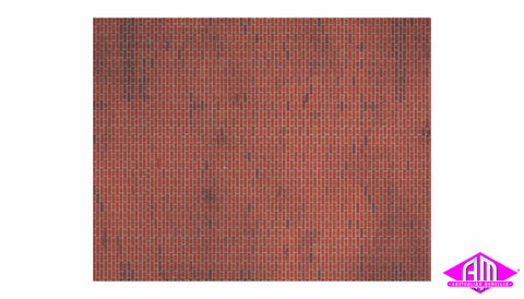 MET-0054 Brick Sheets Red (8 Sheets)