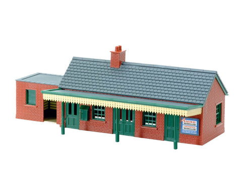 Peco - NB-12 - Station Building - Brick Type (N Scale)
