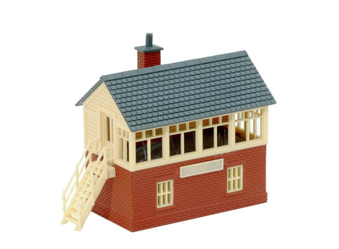 Peco - NB-3 - Traditional Signal Box - Brick/Timber Type (N Scale)