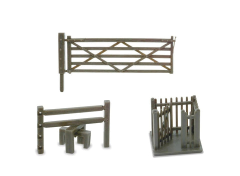 Peco - NB-46 - Field Gate, Stiles and Wicket Gate (N Scale)