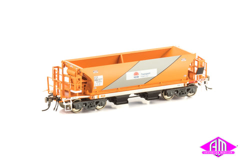 NDFF Ballast hopper Transport NSW (Orange & Silver) 4 car pack NBH-15