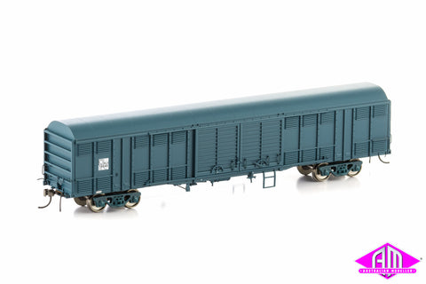 KLV Louvered Van State Rail PTC Blue 4 Car Pack NLV-2