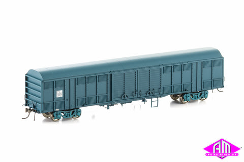KLY Louvered Van State Rail PTC Blue 4 Car Pack NLV-4