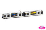 Tangara 4 car set, Cityrail Blue/Yellow Livery With L7 Sydney 2000 T83 (Hornsby) NPS-57 HO Scale