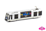 Tangara 4 car set, Cityrail Blue/Yellow Livery With L7 Sydney 2000 T83 (Hornsby) NPS-57 HO Scale