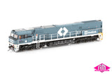 NR Class locomotive NR59 SteelLink with large side numbers - Grey & White (NR-10) HO Scale