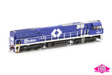 NR Class locomotive NR56 Seatrain with large side numbers - Blue & White (NR-7) HO Scale