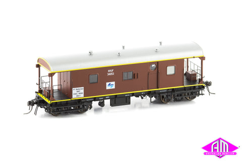 JHG Brake Van, NVUF 34053 L7 PT WARATAH UNIT COAL WORK ONLY