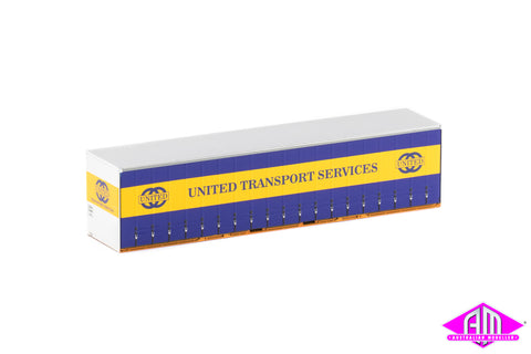 40' Curtain Side Container United Transport twin pack 40CS-19