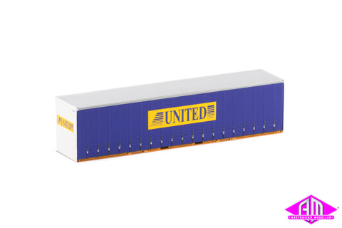 40' Curtain Side Container United Transport twin pack 40CS-20