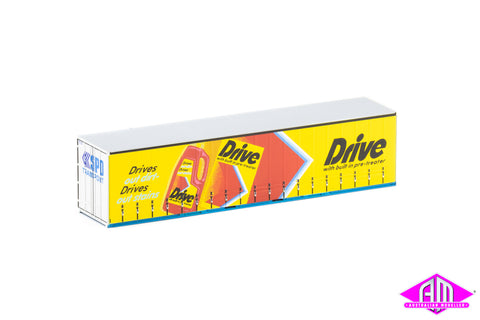 40' Curtain Side Container Drive Single pack 40CS-23