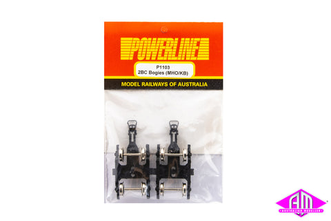 2BC Bogies - MHO/KB (HO Scale)