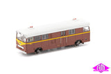 NSWGR Pay-Bus FP10, Indian Red with Large Black & Blue L7 PB-7 HO Scale
