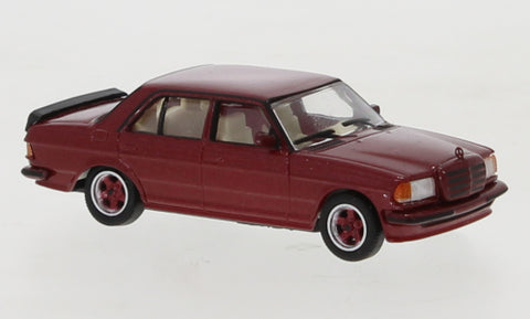 PCX870178  - Mercedes W123 AMG - Metallic Dark Red (HO Scale)