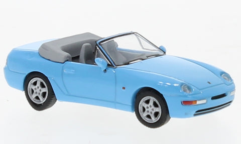 PCX870182 - Porsche 968 Cabriolet 1991 - Light Blue (HO Scale)