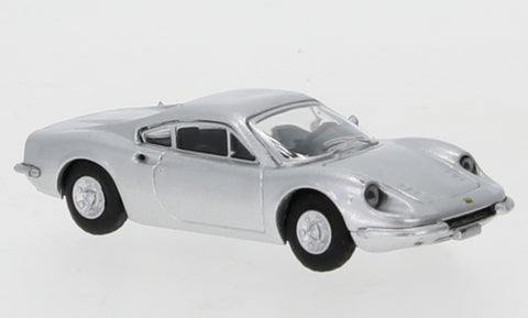 PCX870219 - Ferrari Dino 246 GT - Silver (HO Scale)