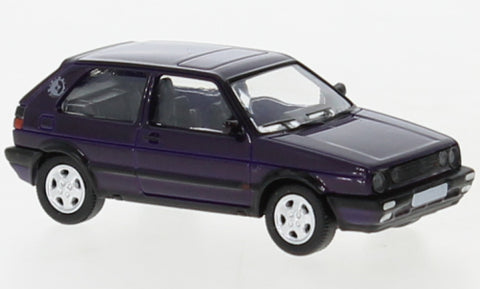 PCX870304 - VW Golf II GTI Fire & Ice - Metallic Dark Plum Purple - 1990 (HO Scale)