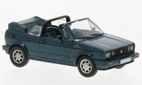 PCX870310 - VW Golf I Convertible - Etienne Aigner 1991 - Metallic Dark Green (HO Scale)