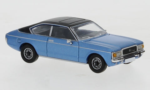 PCX870336 - Ford Granada MK I Coupe - Metallic Blue/Matte Black (HO Scale)