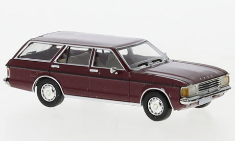 PCX870407 - Ford Granada MK I Tournament - Metallic Dark Red - 1974 (HO Scale)