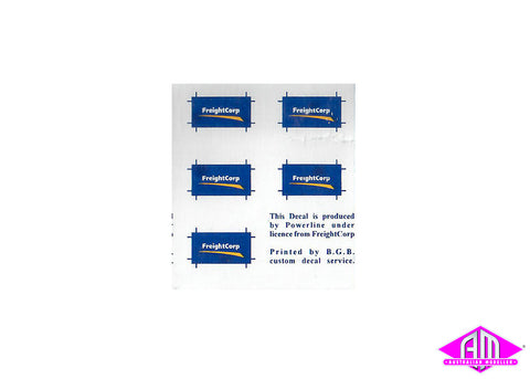 Freight Corp decals PDN-001