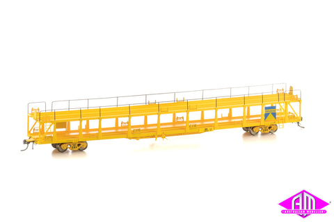 BNX-WMX WESTRAIL Car Carrier 4 CAR YELLOW SET 1972 No's 34026,022,028,524 (PK10)