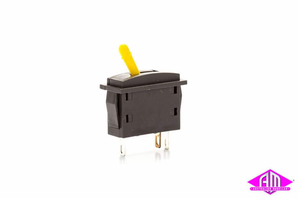 Peco - PL-26Y - Point Motor Switch - Yellow – Australian Modeller