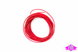 Peco - PL-38R - Red 3amp 16 Strand Wire - 7m