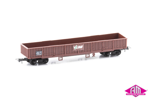 Gondola/Open Wagon - Freightline VOBX #110 V/Line Red Oxide HO scale (single car)