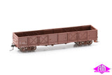 Victorian Railways E Open Wagon / S Flat Wagon, Dark Red Rivetted Body, FTO102 (3 pack)