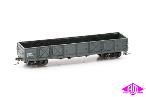 O Open Wagon SAR Dark Grey Rivetted Body FTO301 (3 pack)