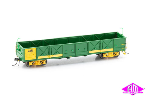 AOGA Open Wagon Australian National Green / Yellow Welded Body FTO315 (3 pack)